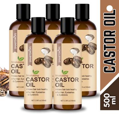 smartdrops Castor Oil Cold Pressed To Support Hair Growth Oil For Hair Loss Control Hair Oil