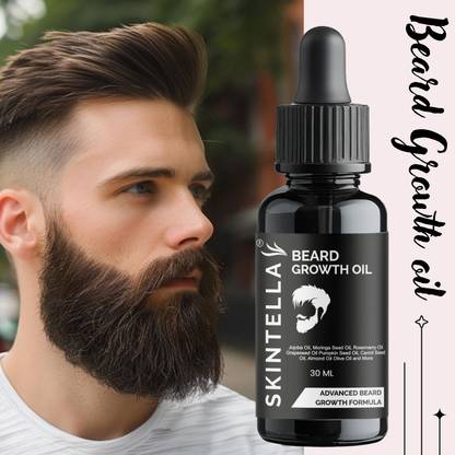Skintella Best Quality Beard Growth Oil With Advanced Formula Beard Hair Oil