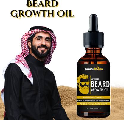 smartdrops Daily Use Beard Oil for Fast Growth Hair Oil