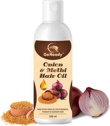 GoReady Onion Methi (Fenugreek) Hair Oil For Hair Growth And Hair Fall Control Hair Oil. Hair Oil