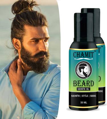Chamit Pure Beard Growth Hair Oil 100% Natural Oil Used Men long Beard growth oil Hair Oil