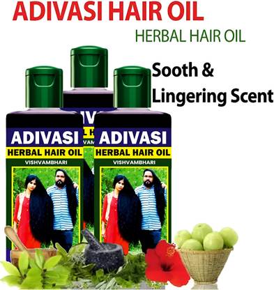Adivasi Herbal Hair Growth Hair Fall Oil With Dandruff Free Rosemary Esenstiol Oil Hair Oil