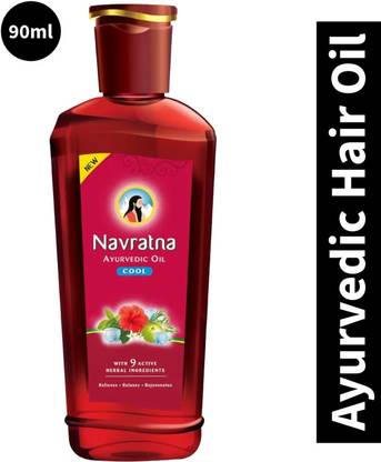 Navratna Ayurvedic Relaxes, Relieves, Rejuvenates Oil - 90ml Hair Oil
