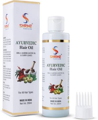 Shrine Ayurvedic hair oil Dandruff &Hair Fall Treatment Hair Growth Oil All Hair Types Hair Oil