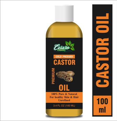 Cesaro Organics Castor Oil (Cold Pressed) For Skin & Hair Hair Oil