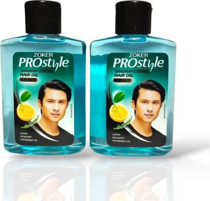 ZOKER ProStyle Dandruff Control Hair Oil For Men With Lemon Extract Non Greasy Hair Oil