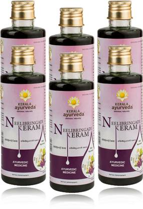 Kerala Ayurveda Neelibringadi Keram pack of 6 Hair Oil