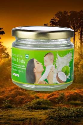 GREENNUT "EXTRA Virgin Coconut Oil ( Glass Bottle ) ( Cold Pressed ) 200 ML"