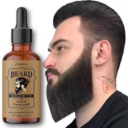 Rosevely faster beard growth and Softens coarse or wiry beard hair Hair Oil