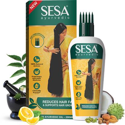 SESA Ayurvedic Hair Growth Oil with Bhringraj Hair Oil