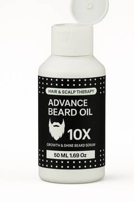 Manarya 100% Result Oriented 10X Advance Beard Growth Oil Pack of 1 Hair Oil