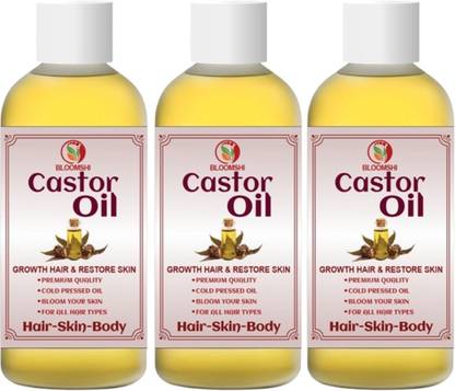 BLOOMSHI 100% PURE & NATURAL CASTOR OIL HAIR OIL 100ML  Hair Oil