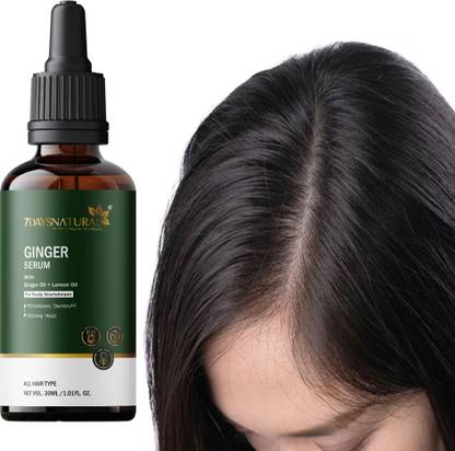 7days natural Ginger Hair Oil Elixir for Lush, Thick Hair and Scalp Hair Oil