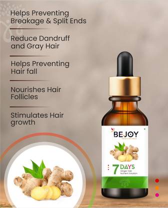 Bejoy Regrow 7 Day Ginger Germinal Hair Serum Loss Treatment Oil Hair Oil