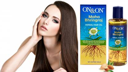On&On Maha Bhringraj Herbal Oil (Pack of 1) Hair Oil (200 ml) Ctggh Hair Oil
