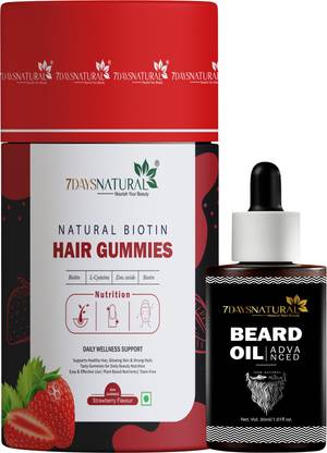 7 Days Beard Growth oil & almond oil Hair Oil
