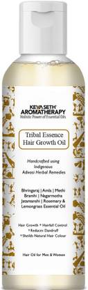 KEYA SETH AROMATHERAPY Tribal Hair Growth Oil.Adivasi Herbal Hair Oil,Bhringra Hair Oil