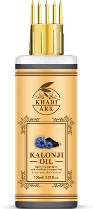 Khadi Ark Kalonji oil (Black Seed Oil) for Hair Growth, Anti Dandruff & Hair Fall Control  Hair Oil