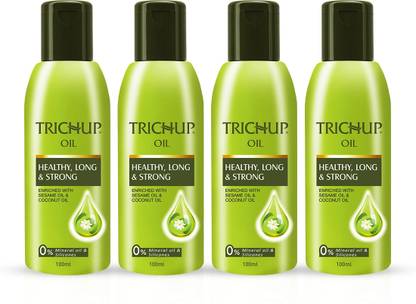 TRICHUP Healthy Long and Strong Hair Oil, 100ml (Pack of 4) Hair Oil
