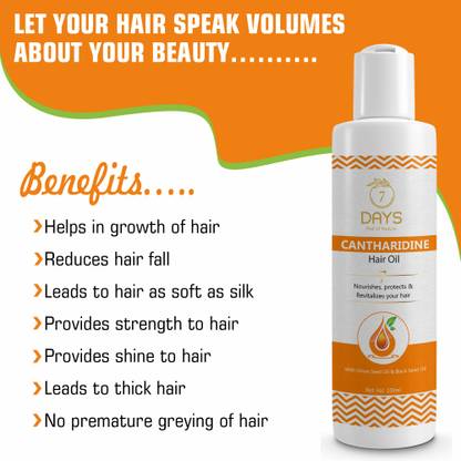 7 Days Cantharidine Oil Hair Oil