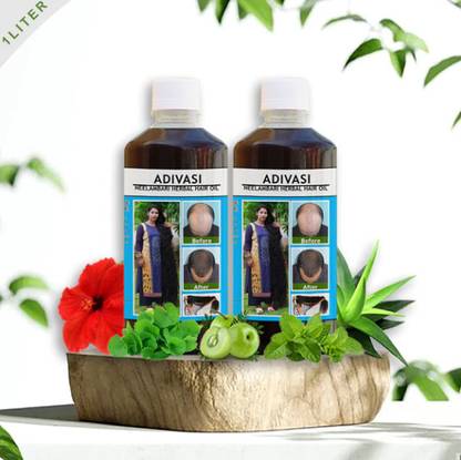 Adivasi Kasturi Herbal Hair Oil for Hair Regrowth and Hair Fall Control Hair Oil h Hair Oil