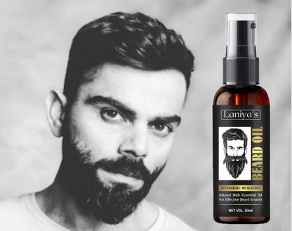 Laniya’s King of Beard Growth Oil | Fast Growing Beard Without Side Effect - 50ml Hair Oil