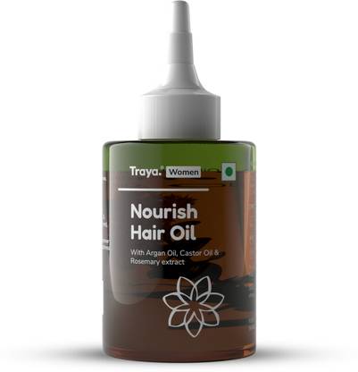 Traya Nourish Hair Oil | For Moisture & Nourishment | With Rosemary & Argan Oil Hair Oil