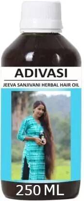 आदिवासी जीवा संजीवनी हर्बल आलमंड ऑइल केश तेल