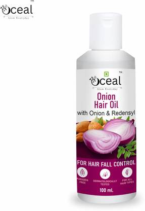 Oceal Onion Hair Oil with resendyl - WITH COMB APPLICATOR  Hair Oil