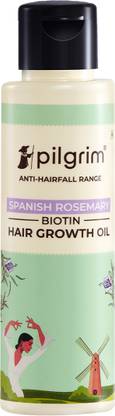 Pilgrim Spanish Rosemary & Biotin Hair Oil for Strengthening & Hair Growth Hair Oil