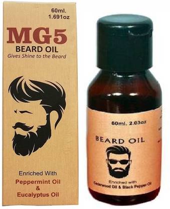 MG5 Natural Beard Growth Oil- For fast Beard Growth  Hair Oil