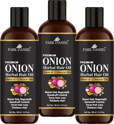 PARK DANIEL ONION Herbal Hair oil - For Hair Regrowth and Anti Hair Fall