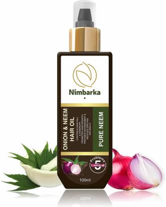 NIMBARKA Onion & Neem Hair Oil For Hair Strengthening 100*3 Pack Of 3 Hair Oil
