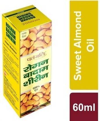 PATANJALI RGAN BADAM SHIRIN 60 ML PACK OF 2 Hair Oil