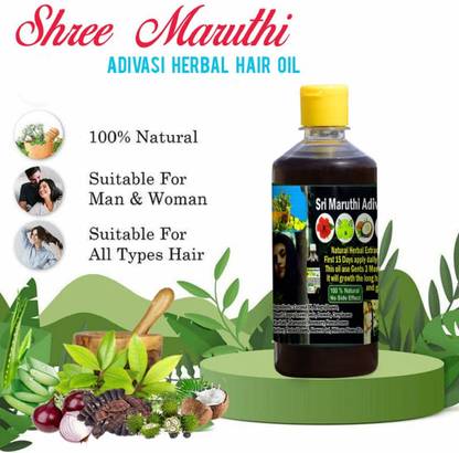 Shree Maruthi oil hair growth oill suitable for men & women oil 1000 ml Hair Oil