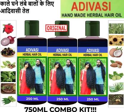 Adivasi Ayurvedic Jadibutti Mixed BLB Bhringraj Hair Oil