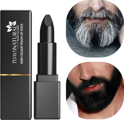 7days natural Instant Hair Colour Touch Up Stick - Natural Black Root Touch Up, Smudge-Proof , BLACK