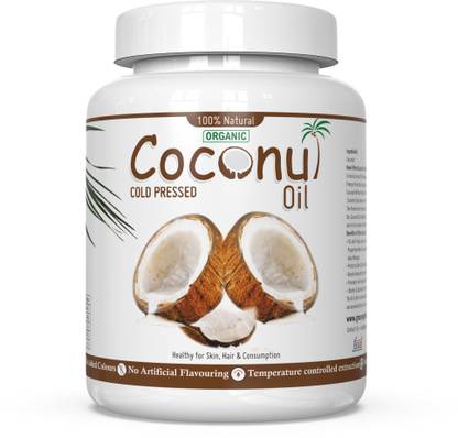 Gmore Virgin Cold Pressed Coconut Oil for Baby Massage , Skin , Hair Hair Oil