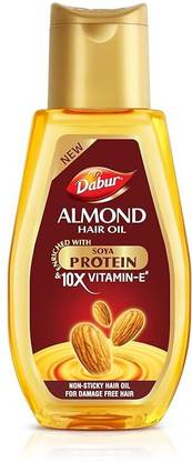 Dabur Almond Hair Oil Soya Protein 100ml Hair Oil