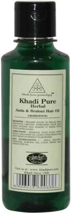 KHADI Pure Herbal Amla & Brahmi  Hair Oil