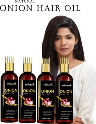 Phillauri Onion Pack of 4 Hair Oil