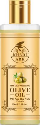 Khadi Ark Olive Oil for Skin and Hair Massage Care
