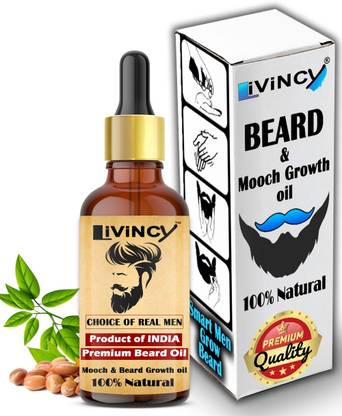 Livincy beard oil men Beard growth oil beard hair oil men fast growth mooch beard oil Hair Oil
