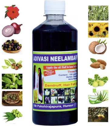Adivasi Neelambari 1Medicine Ayurvedic Hair Growth Natural Herbal  Hair Oil