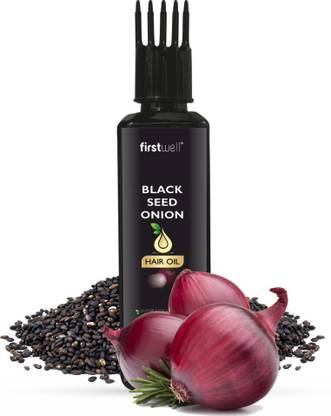 firstwell Onion & Black Seed Hair Oil For Hair Growth & Prevents Hairfall (100ml) Hair Oil