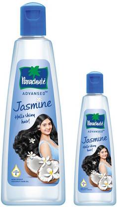 Parachute Advansed Jasmine Coconut With Vitamin E For Healthy Shiny Hair, Non-Sticky Hair Oil