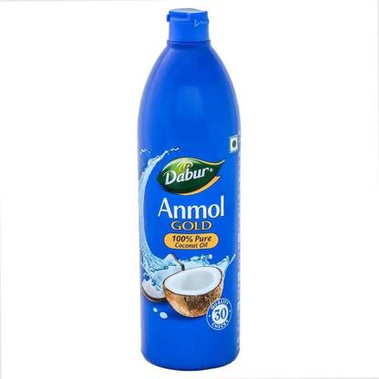 Dabur Anmol Gold 100% Pure Coconut Oil | Nariyal tel | Natural | Multipurpose Hair Oil