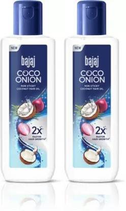 BAJAJ Coco Onion Hair Oil ,45 ml x Pack of 2 Hair Oil