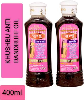 Khushbu ANTI DANDRUFF & LICE OIL 200ML PACK OF 2( 400ML ) Hair Oil