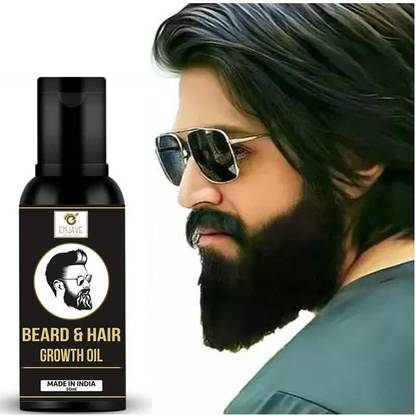ENJAVE Beard Oil for Men Complete & Full Beard Growth Oil Beard Growth Oil Natural Hair Oil